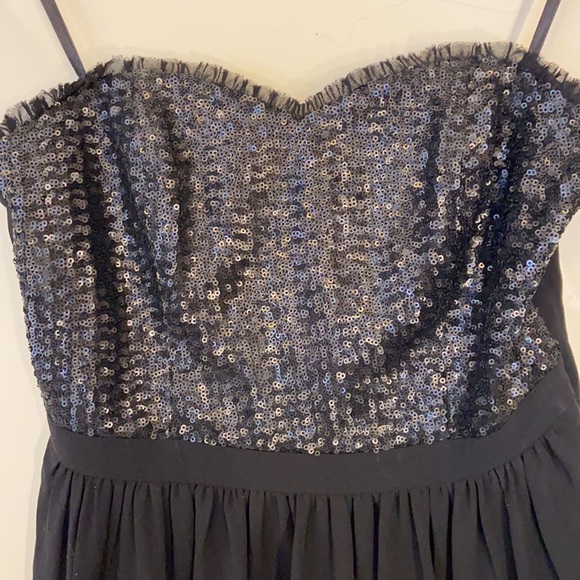 KENSIE BLACK STRAPLESS DRESS - Picture 3 of 4